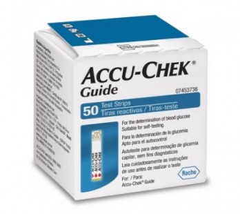 TIRAS ACCU-CHEK GUIDE C/50 UNID