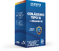 COLAGENO TIPO II + VITAMINA E LEVITA  250MG C/ 30 CAPS