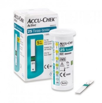 TIRAS ACCU-CHEK ACTIVE C/25 UNID